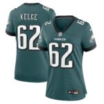 Jason Kelce Philadelphia Eagles Women's Team Game Jersey - Midnight Green