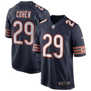Tarik Cohen Chicago Bears  Game Player Jersey - Navy