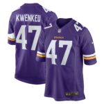 William Kwenkeu Minnesota Vikings  Home Game Player Jersey - Purple