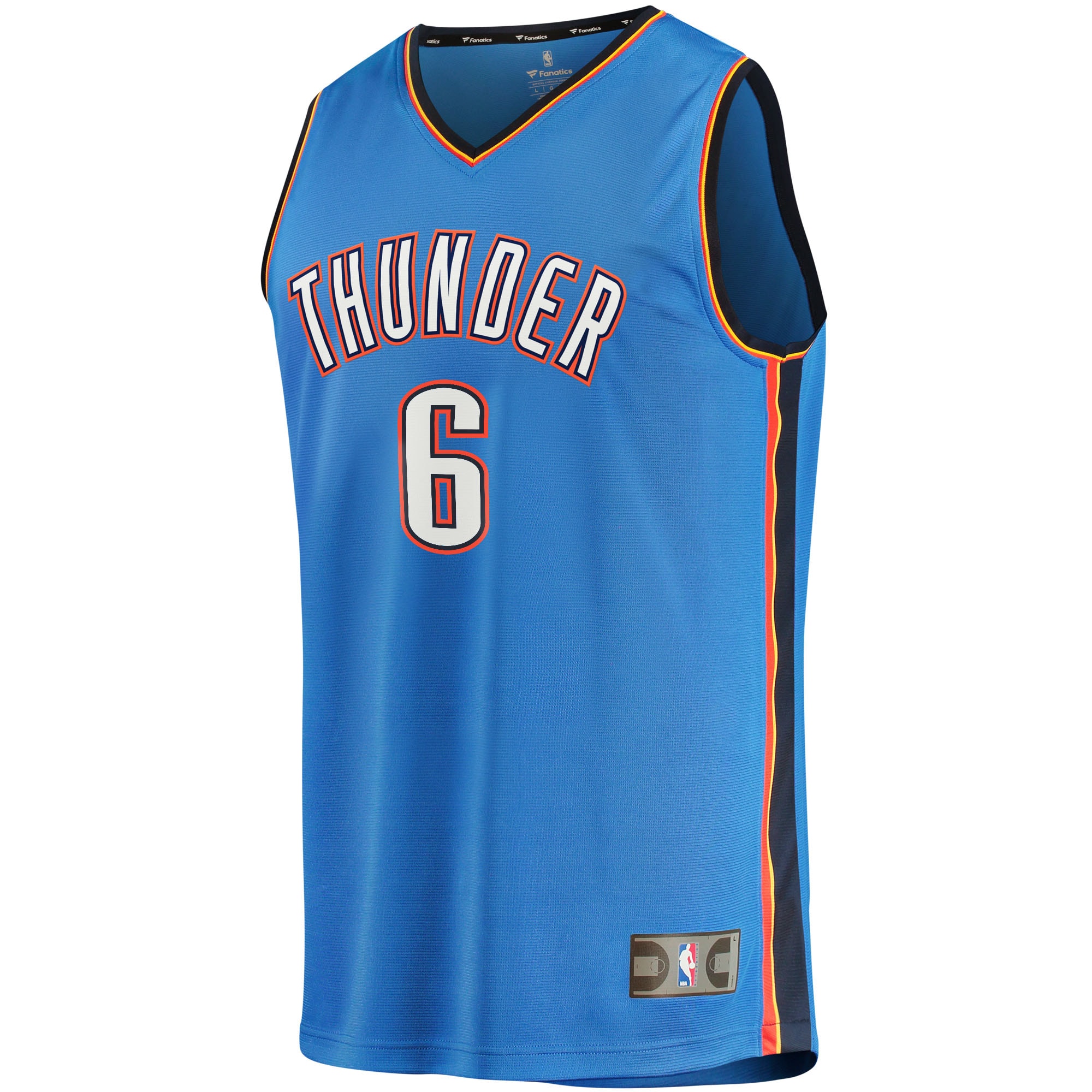 Jaylin Williams Oklahoma City Thunder 2021/22 Fast Break Replica Jersey - Icon Edition - Blue - Image 2