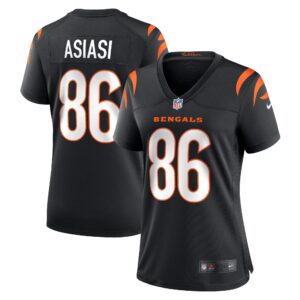 Devin Asiasi Cincinnati Bengals  Women's Game Player Jersey - Black
