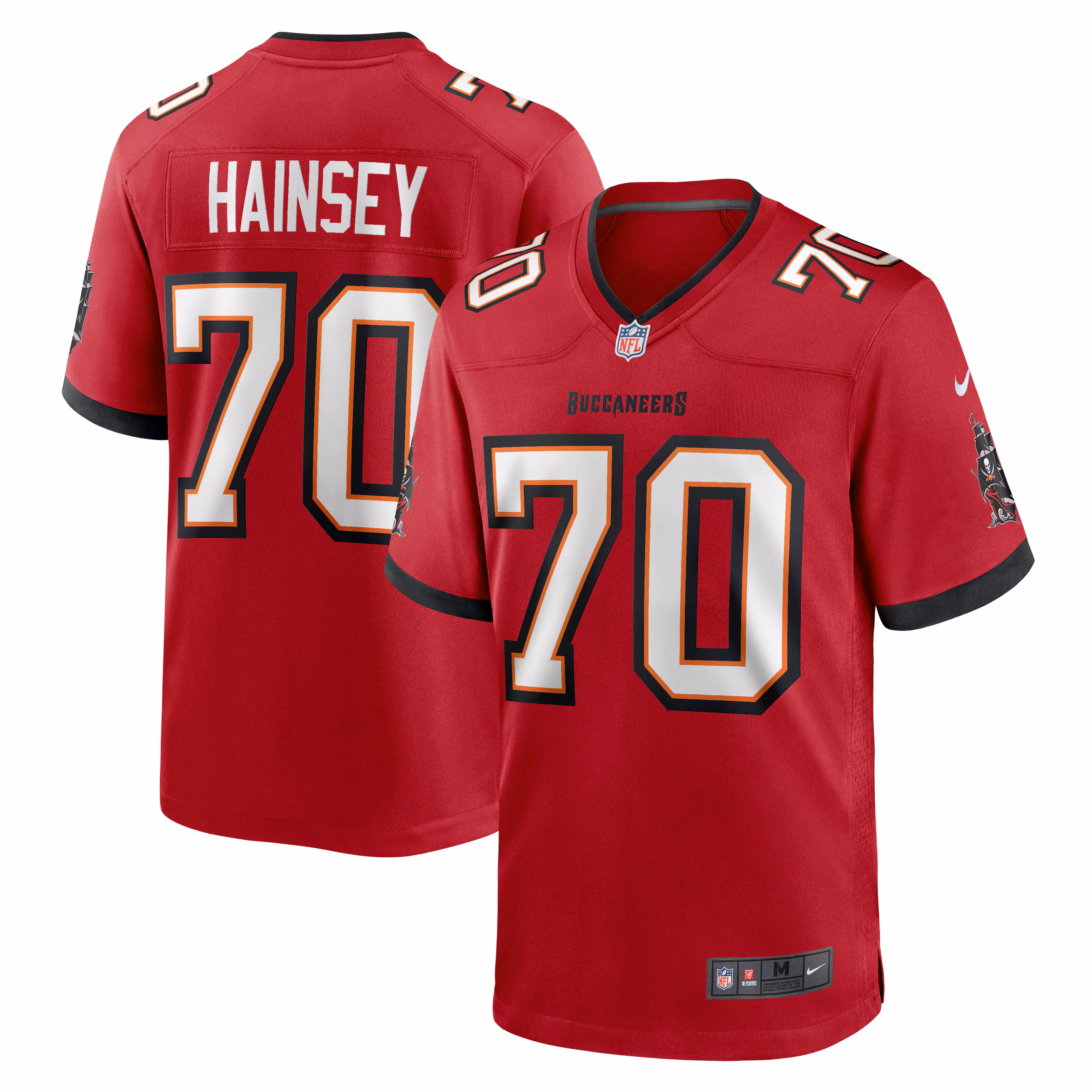 Robert Hainsey Tampa Bay Buccaneers Game Jersey - Red