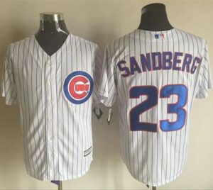 Chicago Cubs #23 Ryne Sandberg White New Cool Base Stitched Jersey