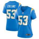 Chris Collins Los Angeles Chargers Women's Team Game Jersey -  Powder Blue