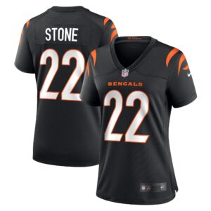 Geno Stone Cincinnati Bengals Women's Game Jersey -  Black