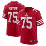 Matt Pryor San Francisco 49ers  Game Jersey - Scarlet