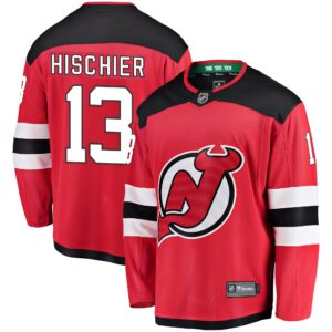 Nico Hischier New Jersey Devils Youth Home Breakaway Player Jersey - Red