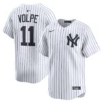 New York Yankees Anthony Volpe #11 White Home Limited Player Jersey