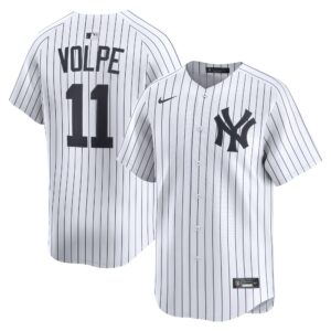 New York Yankees Anthony Volpe #11 White Home Limited Player Jersey
