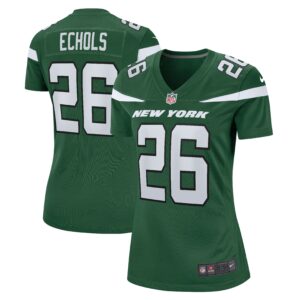 Brandin Echols New York Jets  Women's Game Jersey - Gotham Green