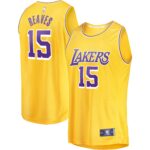 Austin Reaves Los Angeles Lakers  Youth Fast Break Player Jersey - Icon Edition - Gold