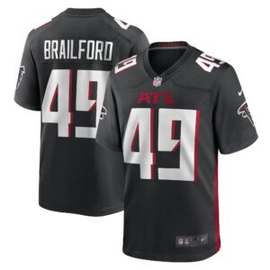 Brailford Atlanta Falcons  Game Player Jersey - Black