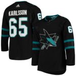 Erik Karlsson San Jose Sharks  Alternate Authentic Player Jersey - Black