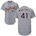 Detroit Tigers #41 Victor Martinez Grey Flexbase Collection Stitched Jersey