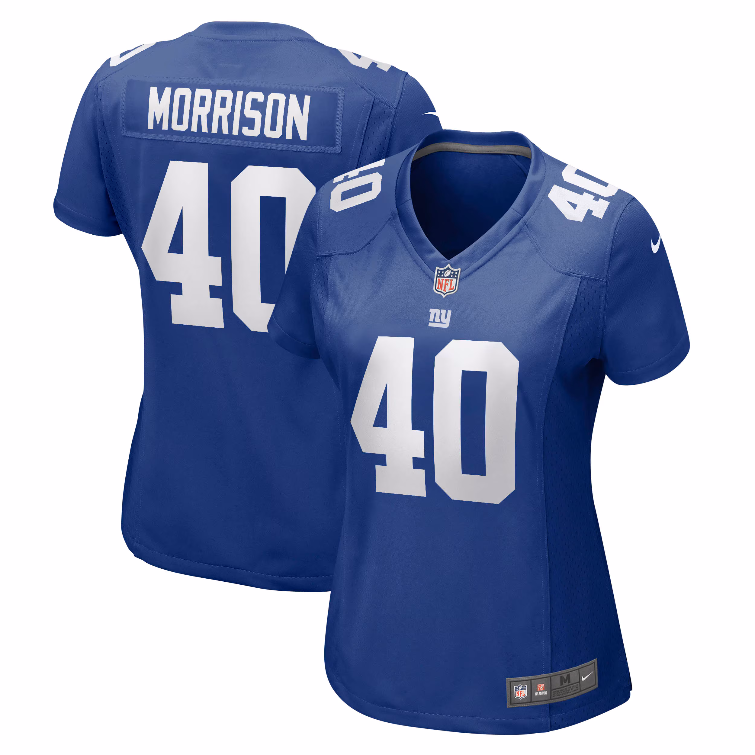 Joe Morrison New York Giants Women's Retired Player Jersey - Royal