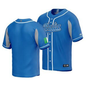 Italy 2023 World Baseball Classic Royal Men's Jersey