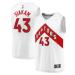 Pascal Siakam Toronto Raptors  Youth 2020/21 Fast Break Replica Jersey - Association Edition - White