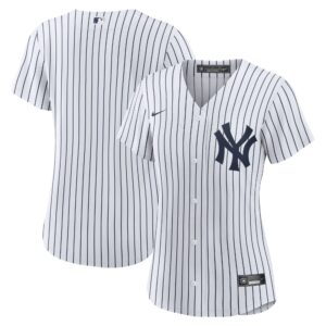 Women's New York Yankees White Home Replica Team Jersey
