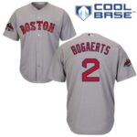 Boston Red Sox #2 Xander Bogaerts Grey New Cool Base 2018 World Series Champions Stitched Jersey