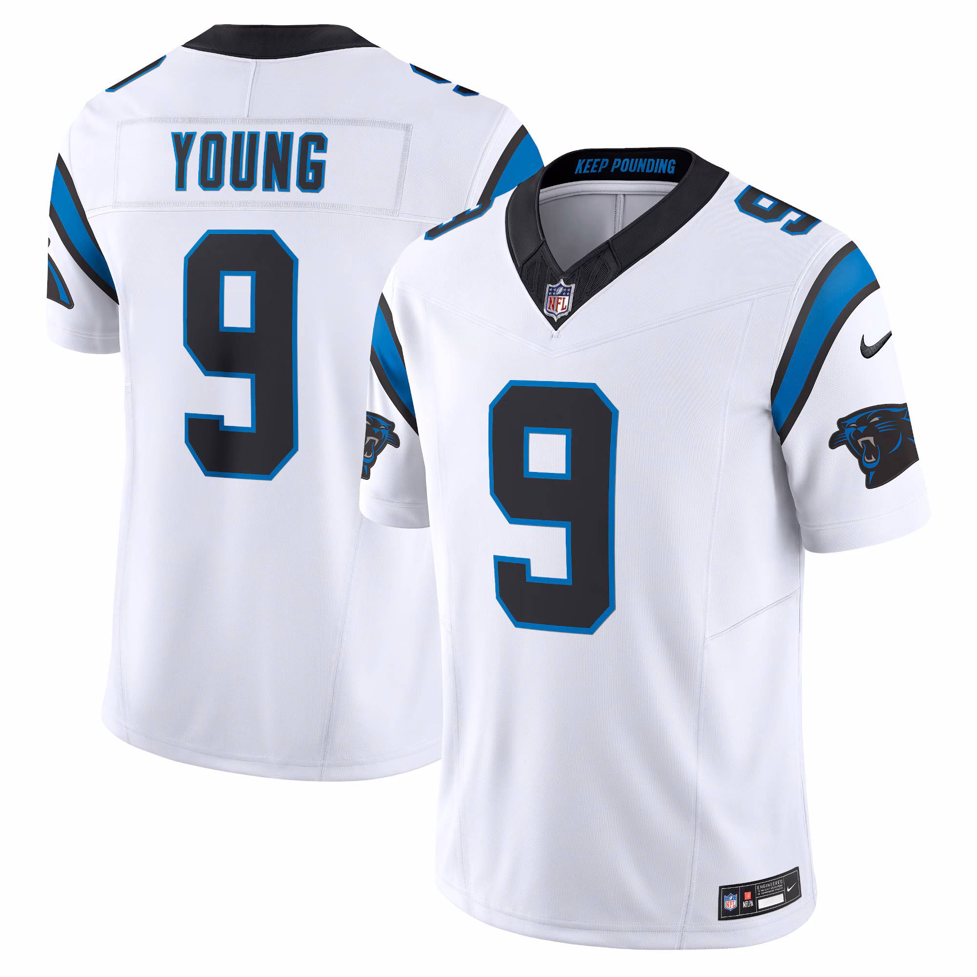 Bryce Young Carolina Panthers  Vapor F.U.S.E. Limited Jersey - White