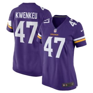 William Kwenkeu Minnesota Vikings  Women's Home Game Player Jersey - Purple