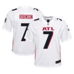 Bijan Robinson Atlanta Falcons Youth Player Game Jersey - White