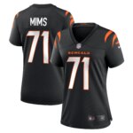Amarius Mims Cincinnati Bengals Women's Game Jersey -  Black