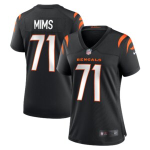 Amarius Mims Cincinnati Bengals Women's Game Jersey -  Black