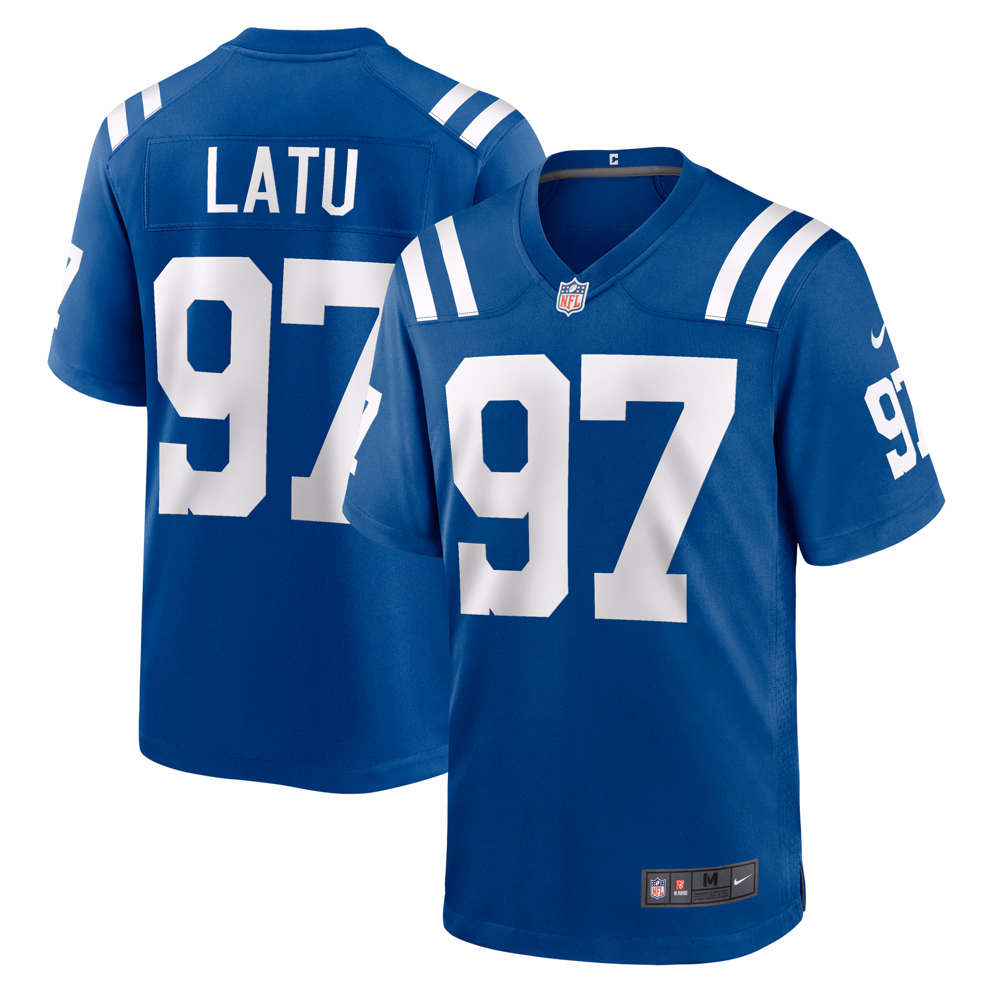 Laiatu Latu Indianapolis Colts 2024 Draft First Round Pick Player Game Jersey - Royal