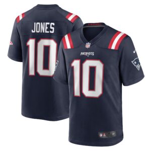 Mac Jones New England Patriots  Player Game Jersey - Navy