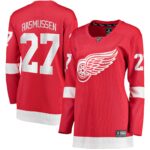 Michael Rasmussen Detroit Red Wings Women's Home Breakaway Player Jersey - Red