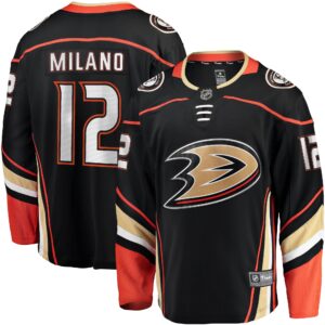 Sonny Milano Anaheim Ducks Home Breakaway Player Jersey - Black