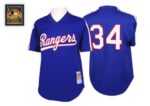 Mitchell And Ness 1989 Texas Rangers #34 Nolan Ryan Blue Throwback Stitched Jersey