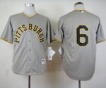 Pittsburgh Pirates #6 Starling Marte Grey 1953 Turn Back The Clock Stitched Jersey