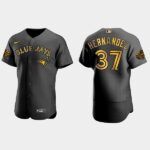 Men's Toronto Blue Jays #37 Teoscar Hernandez 2022 All-Star Game Flex Base Jersey - Black