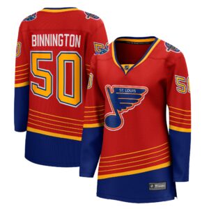 Binnington St.Louis Blues Women's 2020/21 Special Edition Breakaway Player Jersey - Red