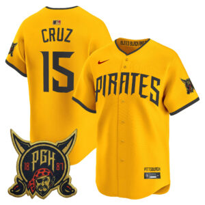Oneil Cruz #15 Pittsburgh Pirates 2026 City Connect Vapor Premier Limited Jersey - All Stitched
