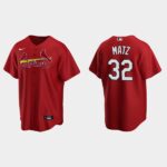 Men's St. Louis Cardinals #32 Steven Matz Red Alternate Jersey