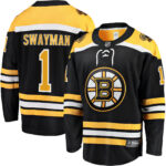 Jeremy Swayman Boston Bruins 2017/18 Home Breakaway Replica Jersey - Black