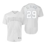 San Diego Padres Dinelson Lamet El Flaco White 2019 Players Weekend Jersey