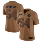 Tedy Bruschi New England Patriots Women's 2023 Salute To Service Retired Player Limited Jersey - Brown