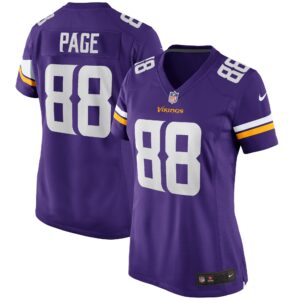 Alan Page Minnesota Vikings Women's Game Retired Player Jersey - Purple