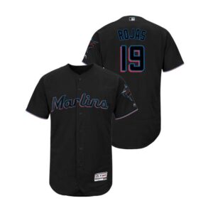 Men's Miami Marlins Miguel Rojas Collection Alternate 2019 Flex Base Jersey
