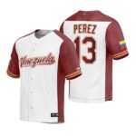 Venezuela Baseball Salvador Perez White 2023 World Baseball Classic Replica Jersey