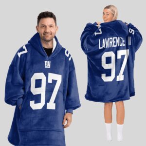 Adult D.L 97 New York G Football Unisex Blanket Hoodie