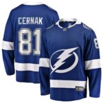 Erik Cernak Tampa Bay Lightning Home Breakaway Player Jersey - Blue