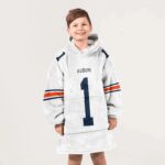 Kid #1 Auburn Football Unisex Blanket Hoodie