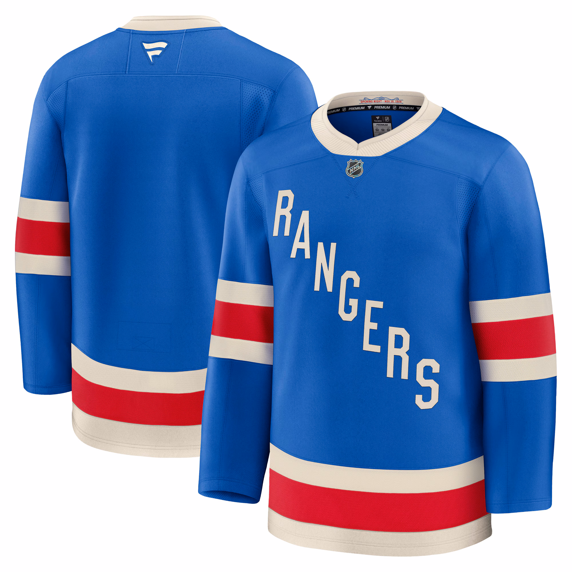 New York Rangers  Fanatics Blue Centennial Premium Jersey