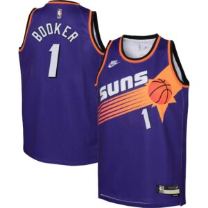 Devin Booker Phoenix Suns Youth 2022/23 Swingman Jersey Purple - Classic Edition