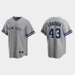 Men's New York Yankees #43 Jonathan Loaisiga Gray Road Jersey